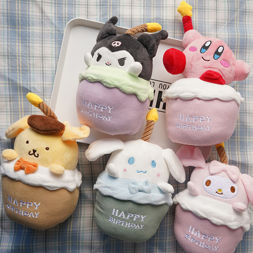 会唱歌的星之卡比玉桂狗蛋糕玩偶