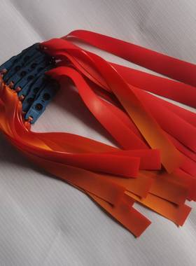 珠光红金成品扁皮筋皮筋组防冻四季版SLINGSHOT弹弓扁皮筋组