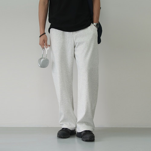 TRIPLE直筒弯刀宽松卫裤垂感男女