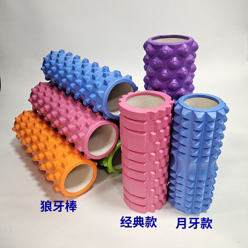 健身泡沫轴瑜伽柱狼牙棒肌肉放松泡沫滚轴瘦腿滚筒按轴琅琊棒棍