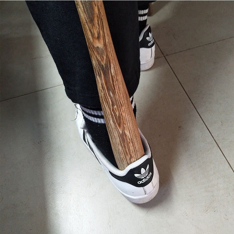 厂家现货鸡翅木黑檀木手工鞋拔子提鞋用木质工艺