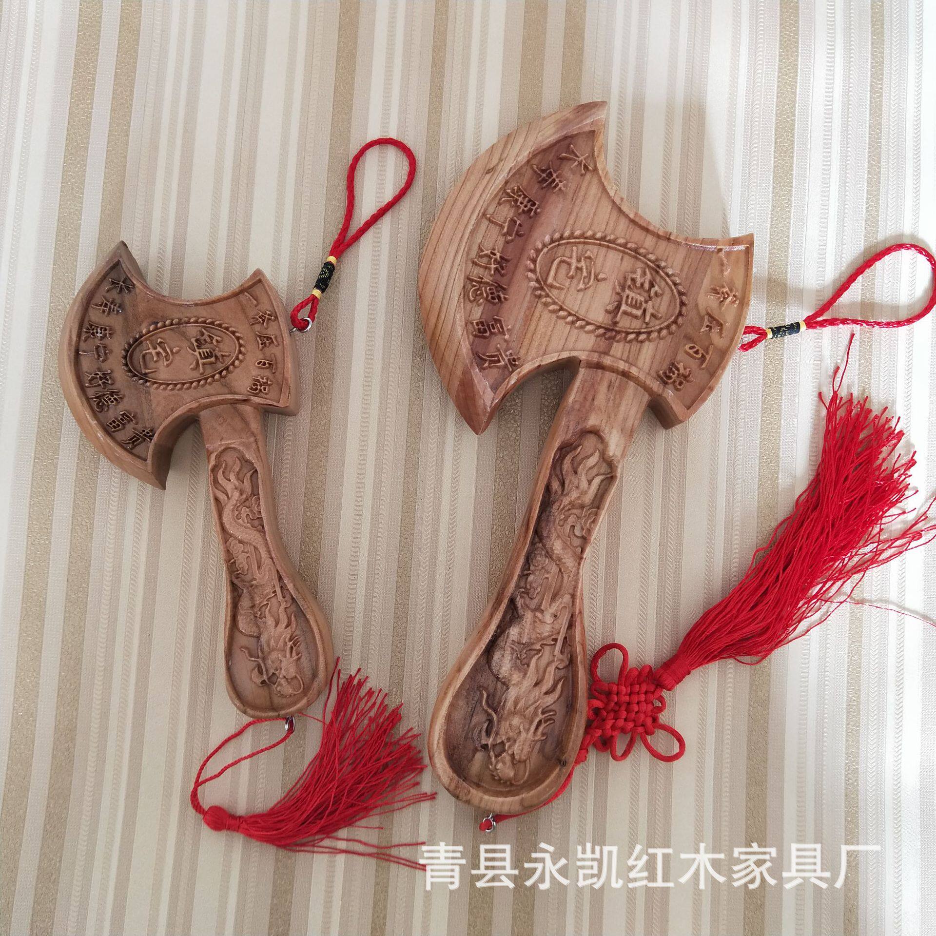 精桃木斧子桃木工艺雕刻小工艺挂件木质浮雕饰摆件厂家直销