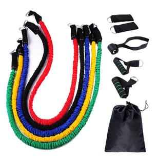 拉力绳健身弹力带胸肌臂力训练健身器材家用办公室套装阻力绳代发