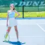 Một phong trào từ thể thao váy tennis mùa hè eo cao xếp li váy quần chống ánh sáng mỏng gió đại học váy - Trang phục thể thao quần thể dục nữ