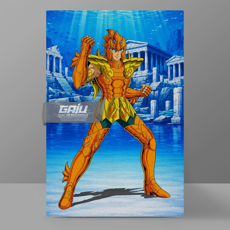 北太平洋海将军海马巴尔安装饰画海斗士圣斗士海皇篇二创同人挂画