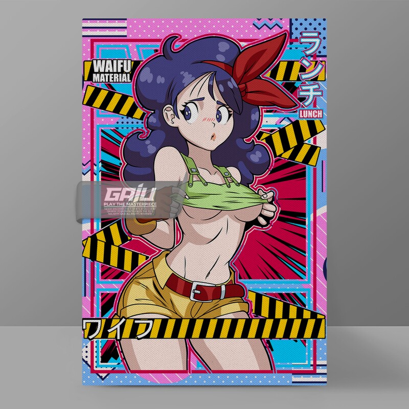 七龙珠兰琪Launch装饰画暴力美学复古美漫风波普艺术动漫收藏挂画