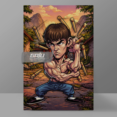 李小龙中国功夫装饰画