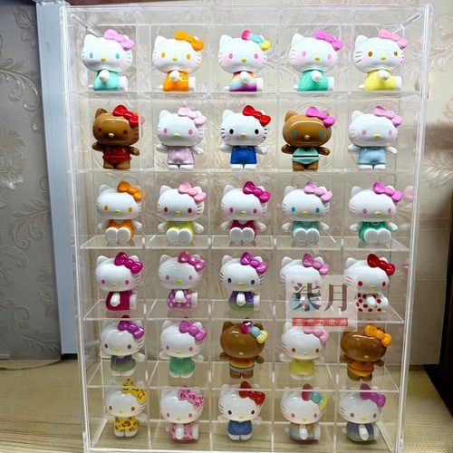 萌粒展示盒透明亚克力盲盒展示架