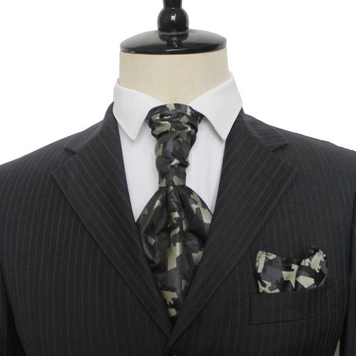 港英式新风尚男士礼服领带 宽领带领结爱斯科方便式领巾 A-1118