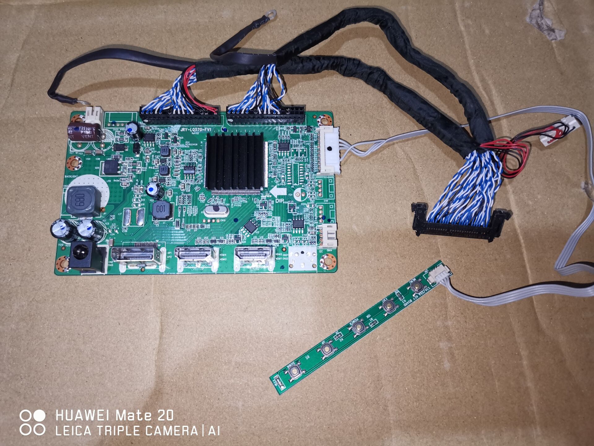 原装SKYWORTH创维G1AF24C G1AF27C驱动板主板JRY-LQ570-FV1按键