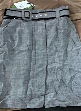 MARELLA 半裙灰色 尺码38(念奴配件）