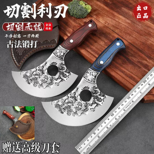 龙泉古法锻打二次开刃