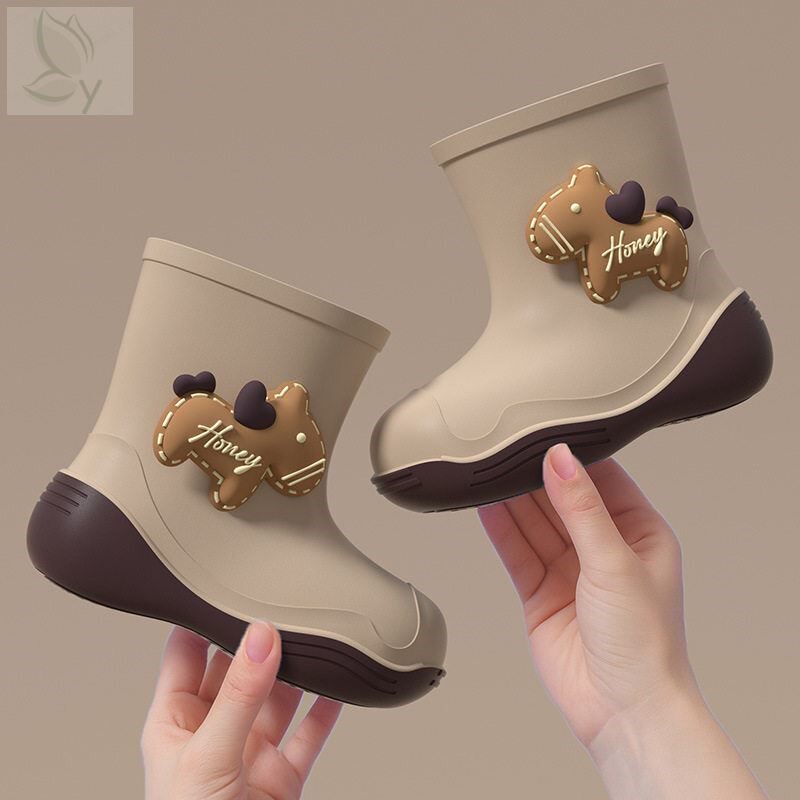 儿童雨鞋2026新款可爱小马男女童雨靴外穿防滑防水鞋加绒保暖水鞋