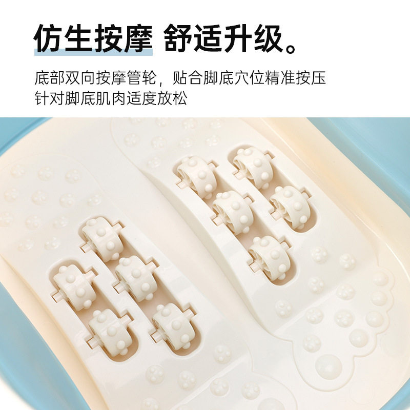 足浴盆加厚可折叠按摩便