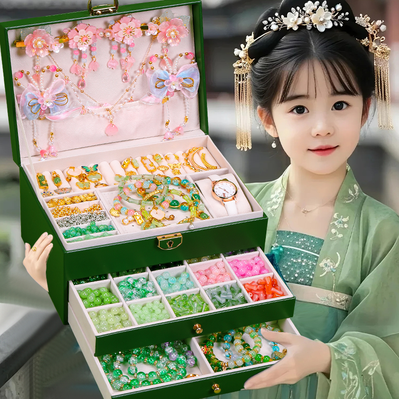 儿童古风发饰礼盒女孩子生日礼物