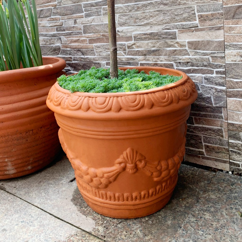 手工制作透气性好耐寒红陶