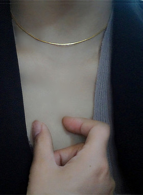 choker洋气蛇骨叠戴不退色短项链