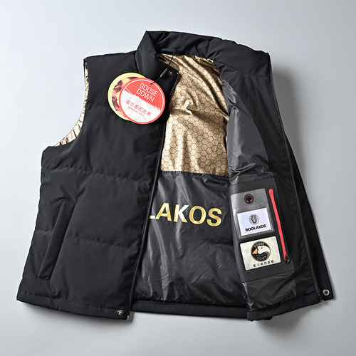 立领羽绒服马甲防风防水背心