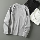 T恤打底衫 鸟家飞禽线下299外贸男士 激光冲孔透气速干休闲圆领长袖