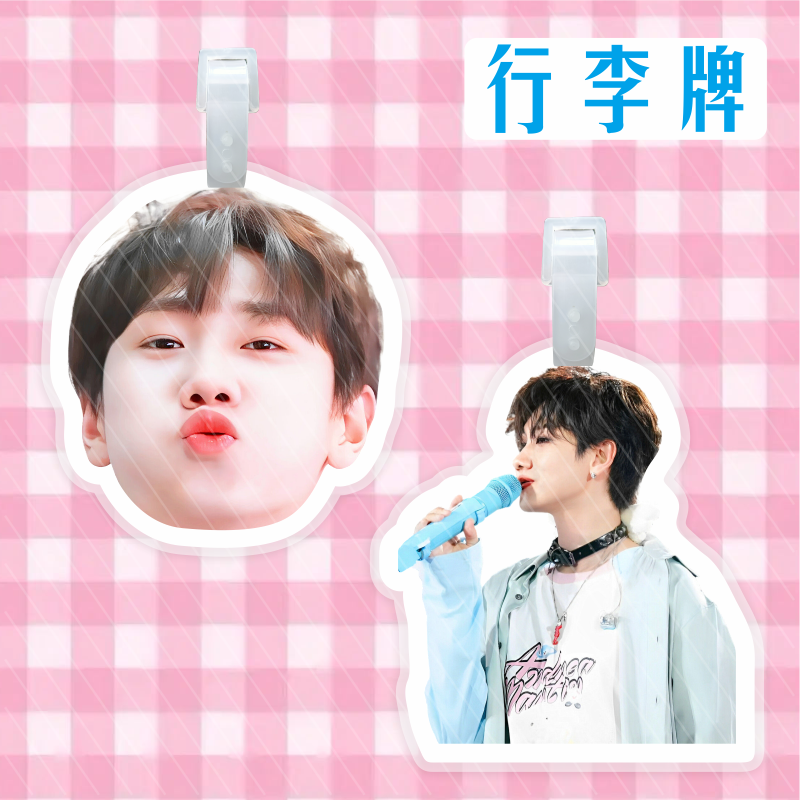 汪苏泷周边行李牌 明星应援挂牌挂件 行李箱书包吊牌抖音同款定制