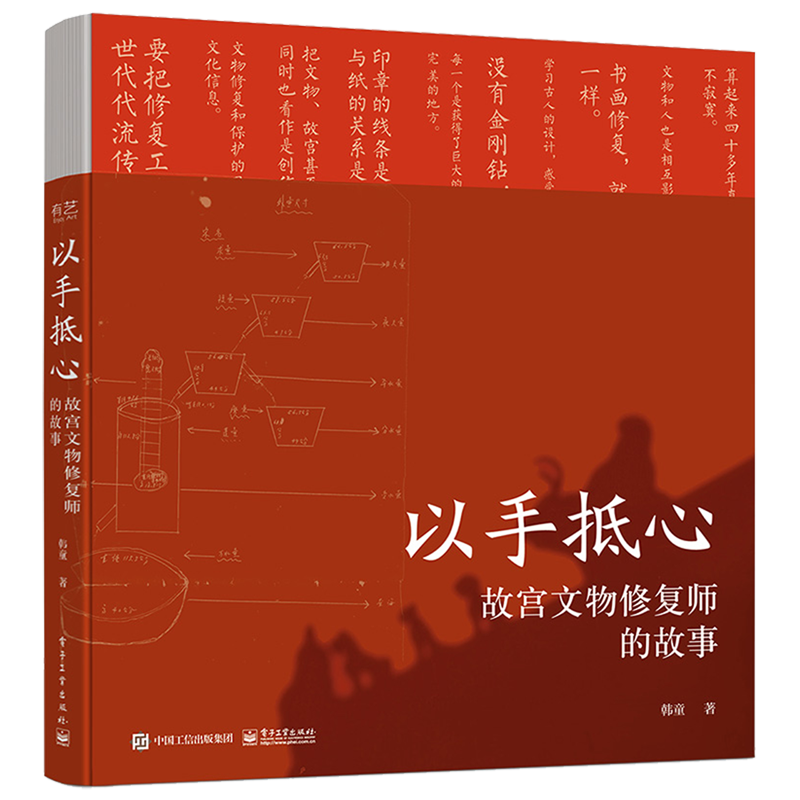 【新华书店正版书籍】以手抵心(故宫文物修复师的故事)(精) 韩童 电子工业
