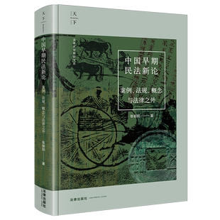 案例法规概念与法律之外 中国早期民法新论 精 法律文化研究文丛 法律 张朝阳 新华正版