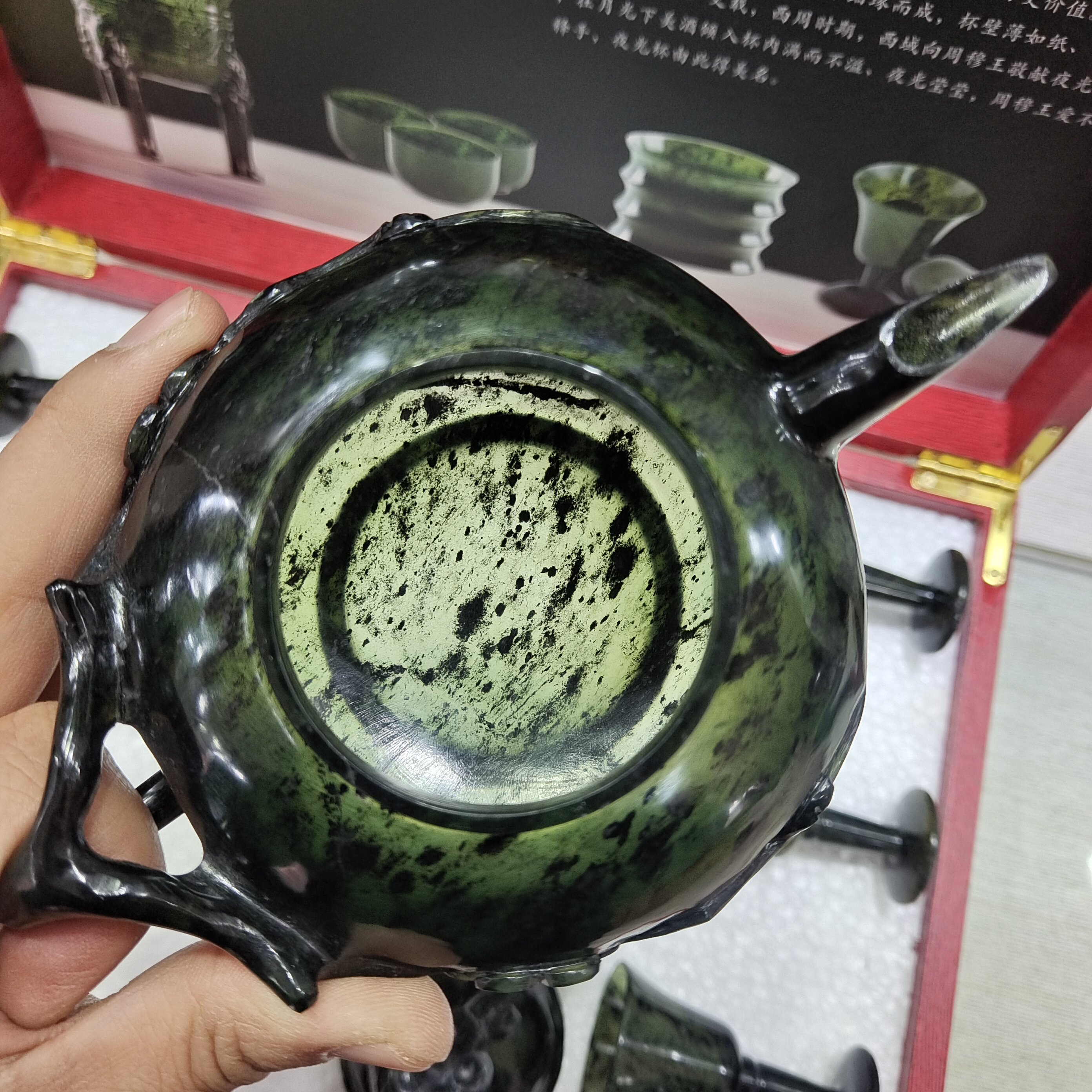 甘肃酒泉精品夜光杯嘉峪关敦煌旅游纪念品高档伴手礼酒具套装正品