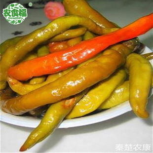 竹溪特产酸辣椒泡辣椒炒菜调味农家腌制农家自制泡菜开胃菜1000g