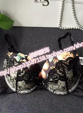 现货 81301 进口刺绣蕾丝 黑色 原创设计 文胸