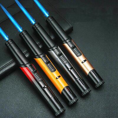 Metal Strip Torch Lighter Powerful Jet Flare Windproof Light