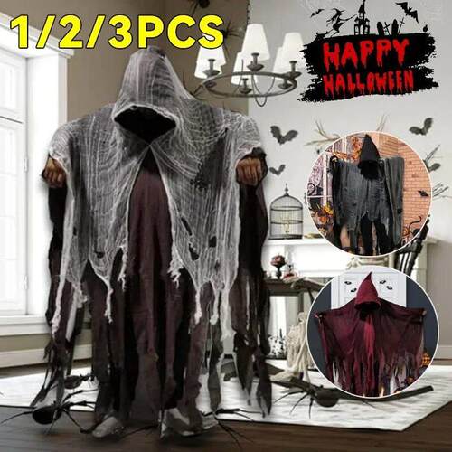 Halloween Cape Cape Cos Adult Children Zombie Costume Skull