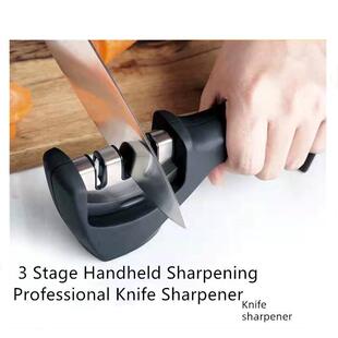 Handheld Professional Knife Sharpener Sharpening三档磨刀器