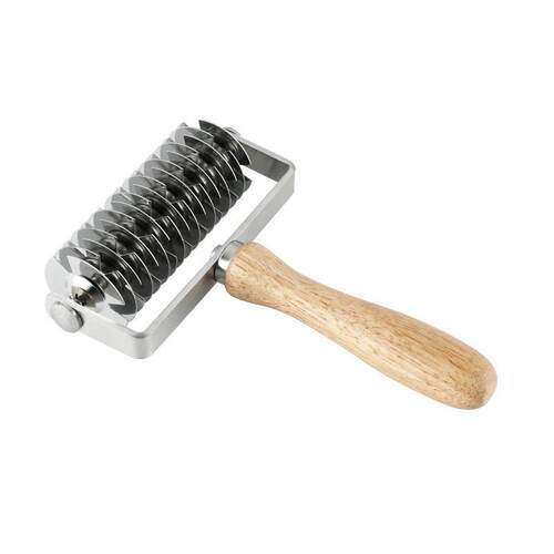 Pizza Roller Cutter Cookie Pastry Knife Embossing Dough