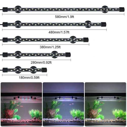 Aquarium Light LED Plant Grow Lamp Waterproof Fish Tank Ligh