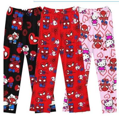 Cute Sanrio Cartoon Pajamas Anime Hello Kitty Pants Multicol