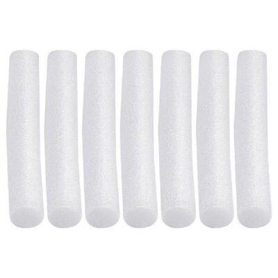 7pcs White Foam Caulking Strips for Sofa Couch Cover Sticks