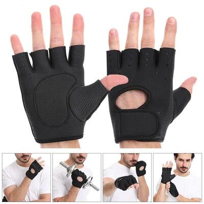 Weightlifting Gloves Women Men Fitness Gym Gloves Half Finge