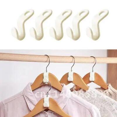 20 Pcs Clothes Hanger Connect Hooks for Hanger Wardrobe