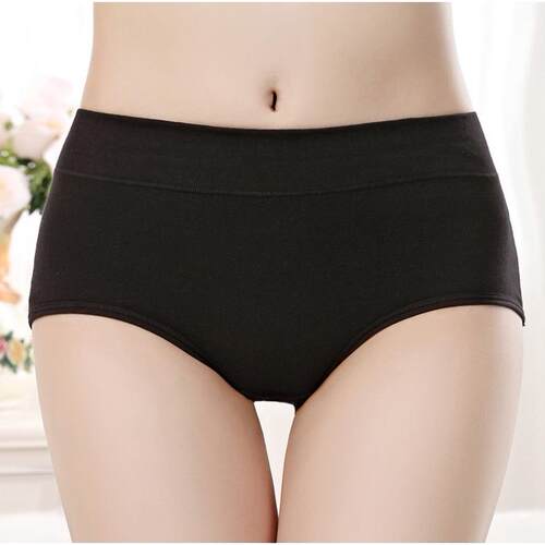 Womens Cotton Underwear Briefs Plus Size Ladies Soft Panties
