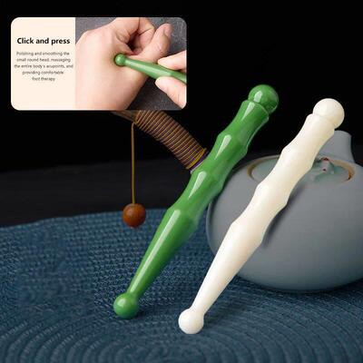 Resin Face Acupuncture Point Guasha Massage Stick SPA Therap
