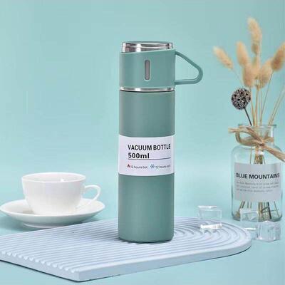 Hot Water Bottle500ML Stainless Steel Vacuum Flask Gift Set