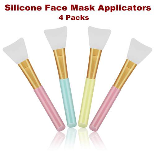 Silicone Face Mask Applicators Flexible Facial Mud Brushes
