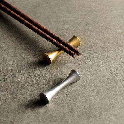 Japanese-Style Metal Chopstick Stand Sleek Tableware