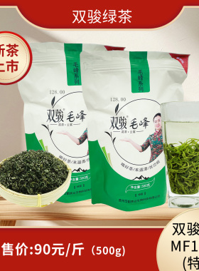 2026年新茶上市双骏绿茶MF12880浓香型茶500g