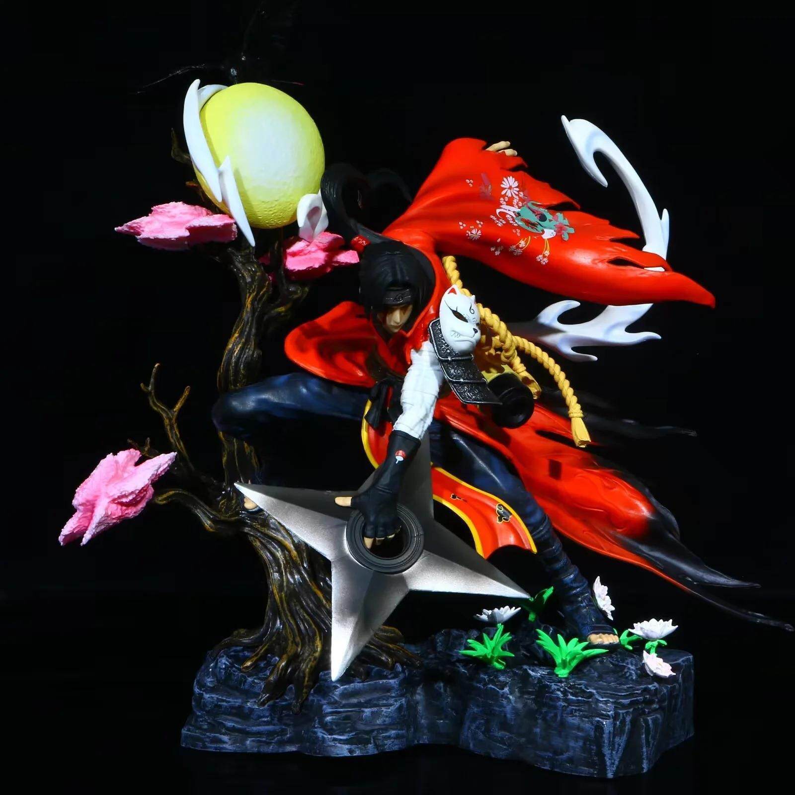 火影 gk 天狮宇智波鼬 天照月读 雕像 可发光场景雕像手办