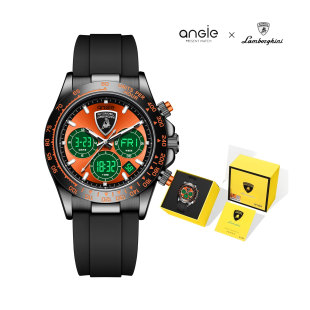 ANGIE兰博基尼联名款 男女表 系列手表腕表双显机芯情侣表得物同款