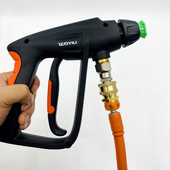 亿力4系4421家用清洗机高压管子防缠绕快速接头3 8快插接6系水枪