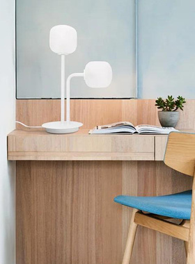 ideal-lux后现代玻璃落地灯床头餐厅台灯MALLOW