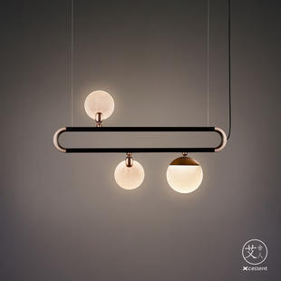 艾舍人台湾艾舍人双层长条灯可移动灯头光景餐厅客厅卧室书房吊灯