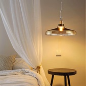 TRIO 吊灯 dover 翠欧德国正品 客餐厅卧室床头北欧简约纯手工玻璃